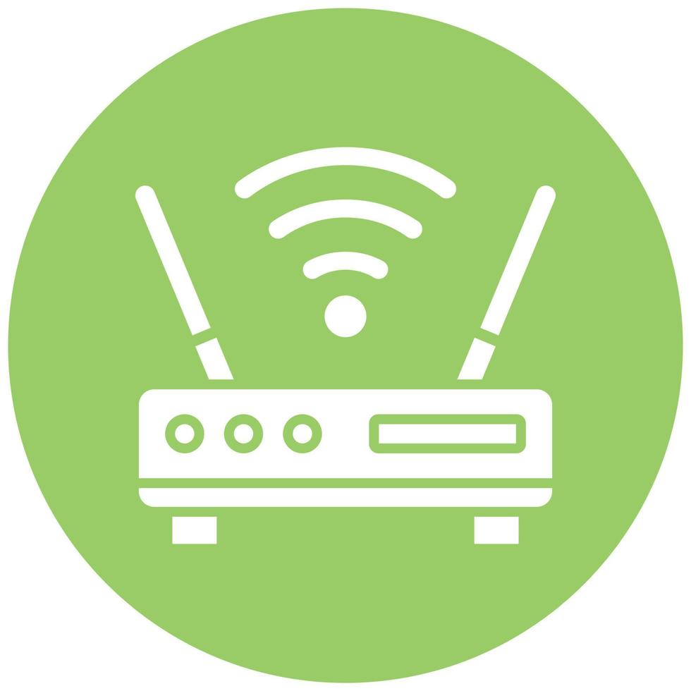Wifi Router Icon Style vector