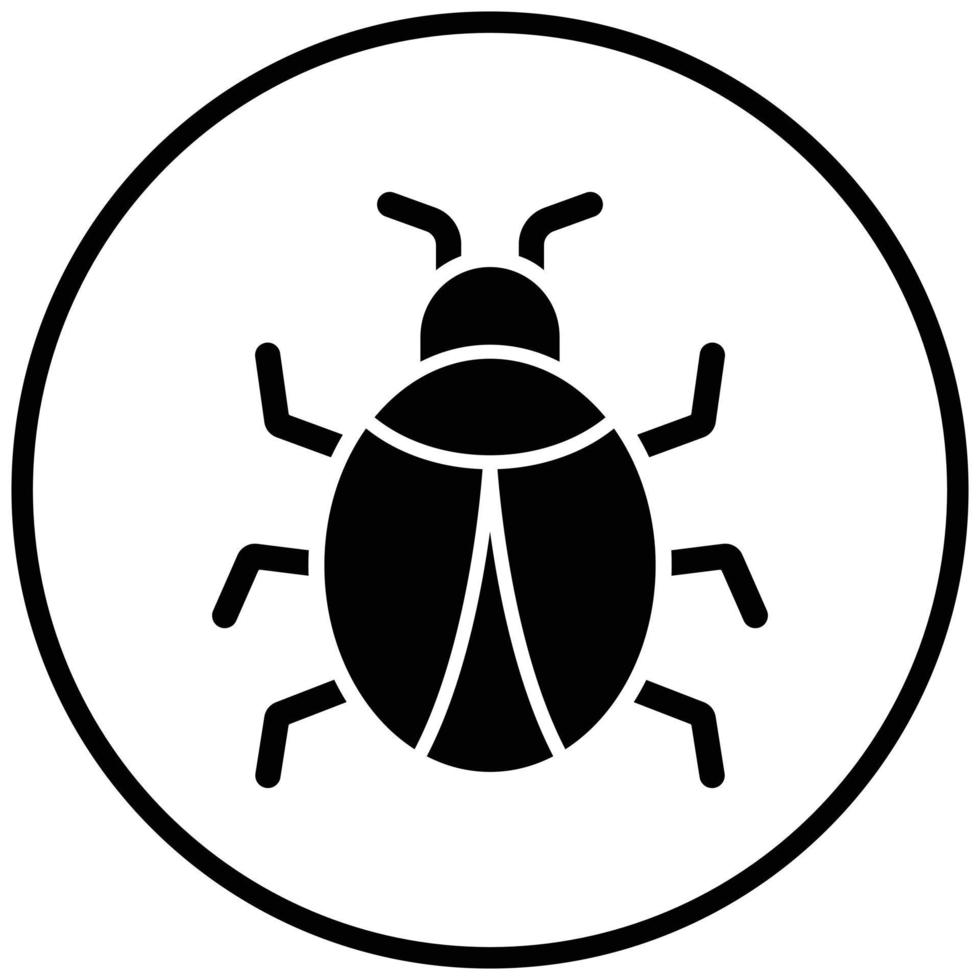 Bug Icon Style vector