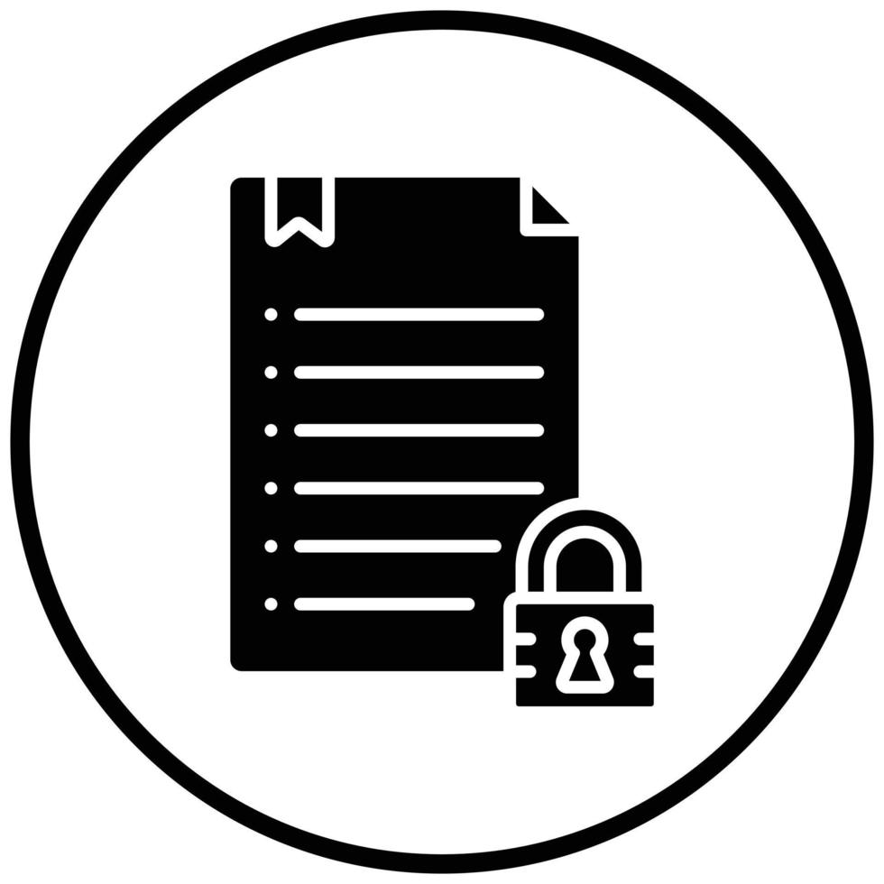 File Encryption Icon Style vector