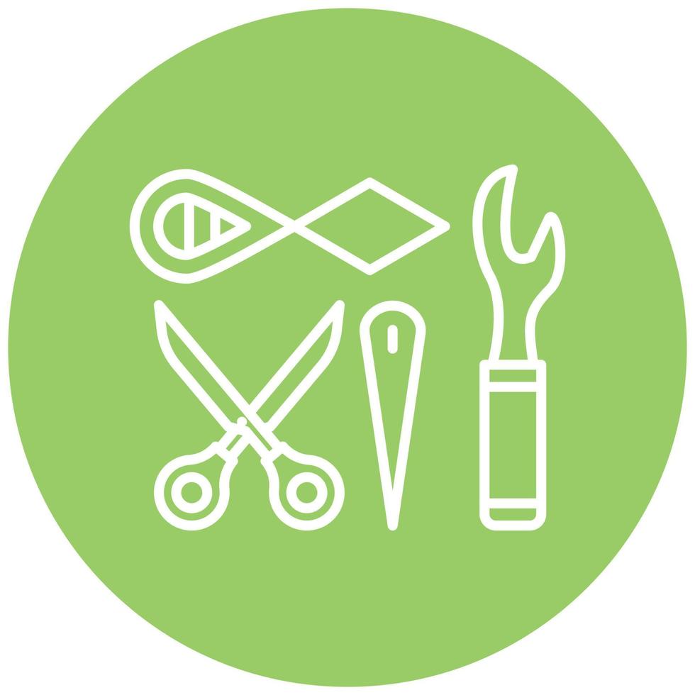 Sewing Tool Icon Style vector