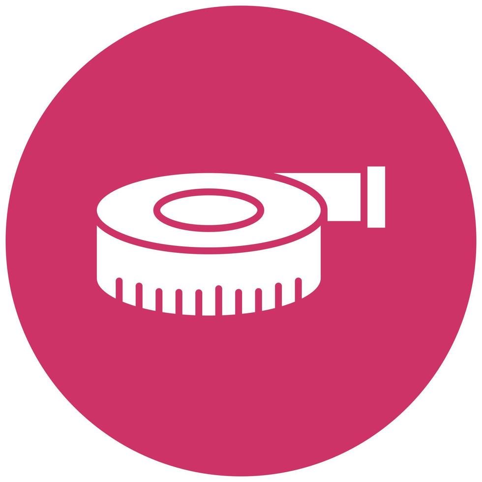 Measuring Tape Icon Style vector