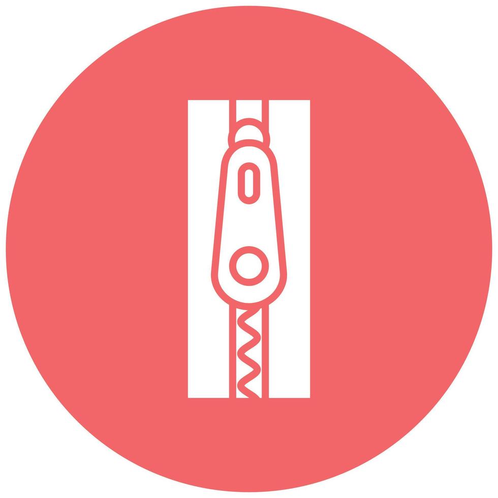 Zipper Icon Style vector