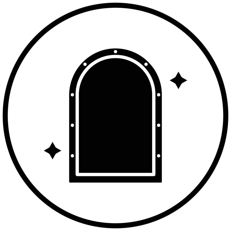 Mirror Icon Style vector