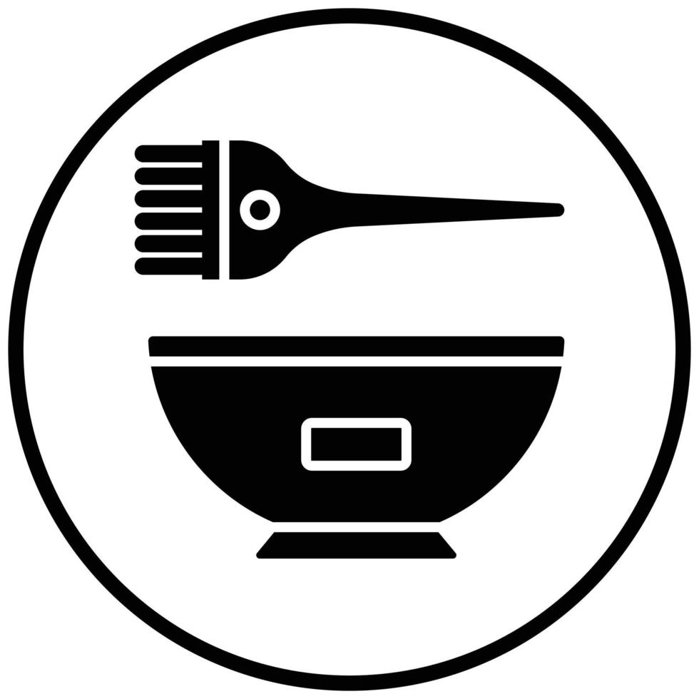 Hair Dye Icon Style vector