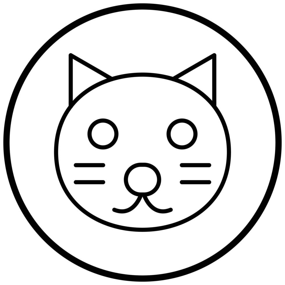 Cat Icon Style vector