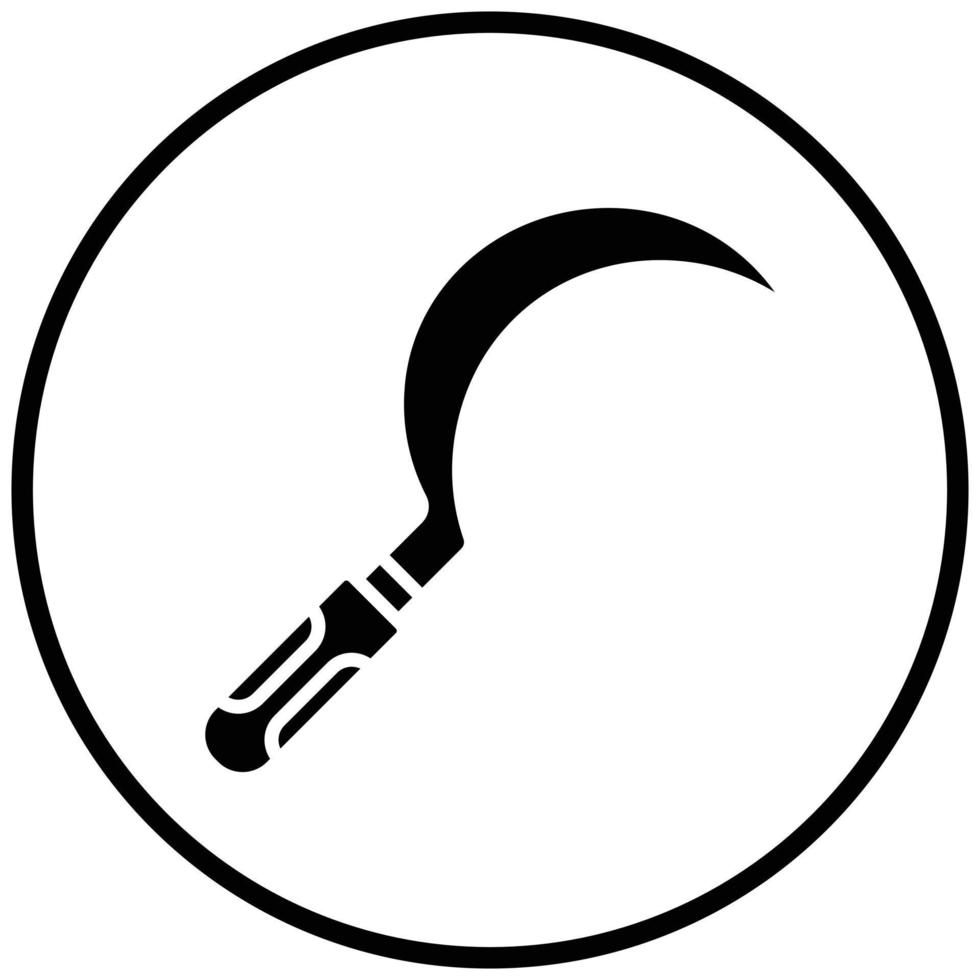 Sickle Icon Style vector