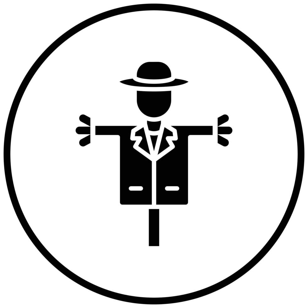 Scare Crow Icon Style vector