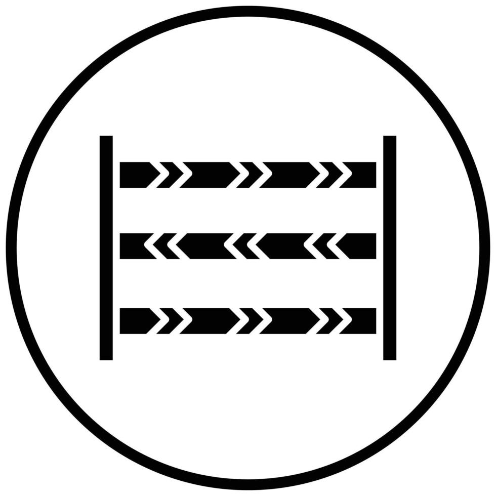 Police Glyph Black Circle Style vector
