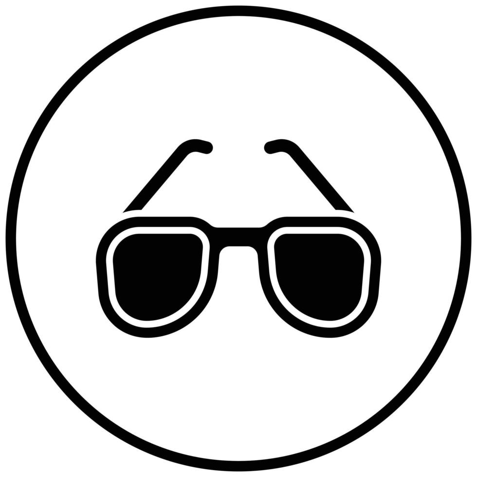 Sunglasses Icon Style vector