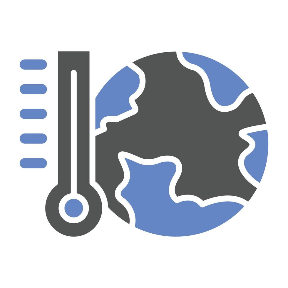 Global Warming Icon Style vector