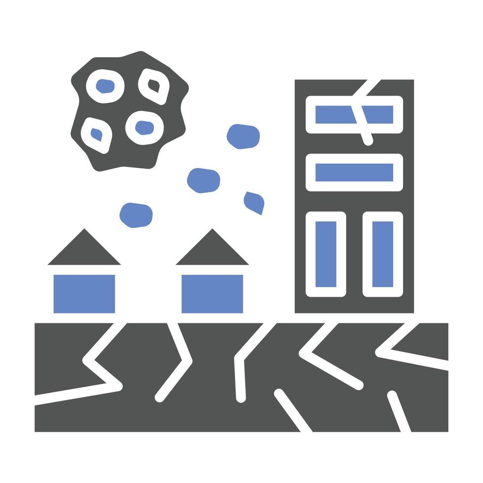 Natural Disaster Icon Style vector