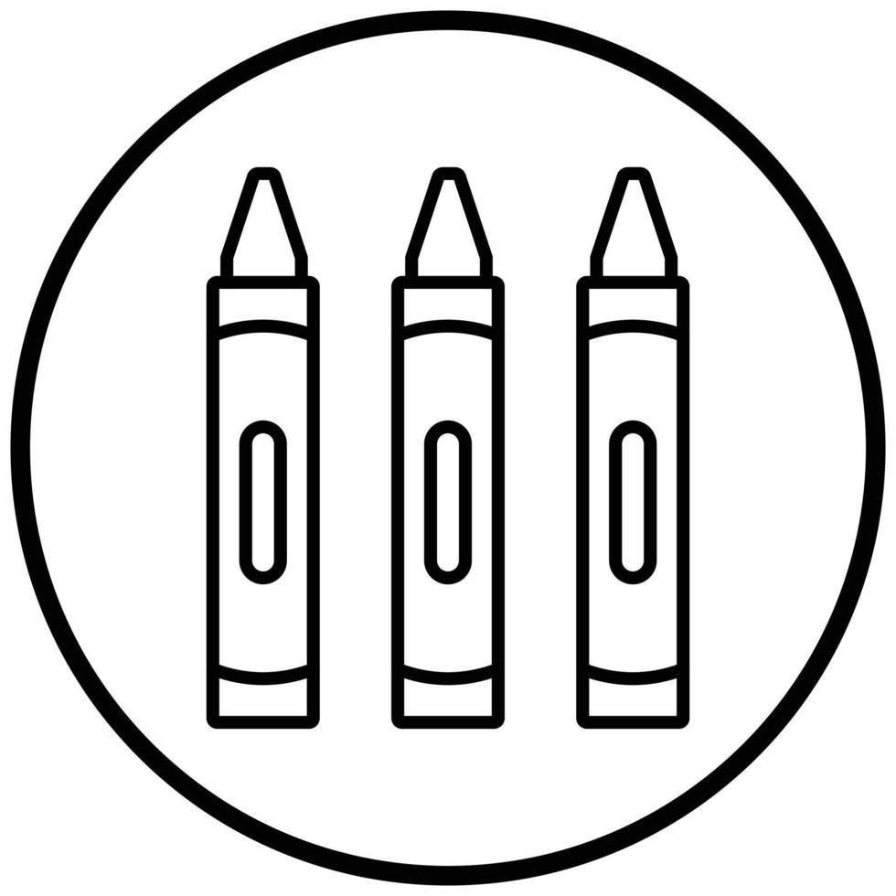 Crayons Icon Style 8763434 Vector Art at Vecteezy