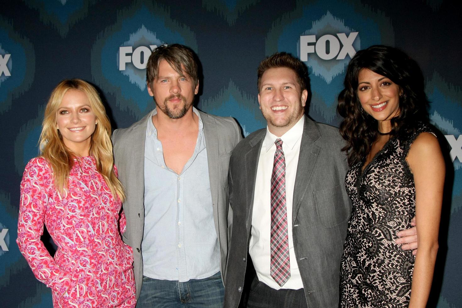 LOS ANGELES, JAN 17 -  Becki Newton, Zachary Knighton, Nate Torrence, Meera Rohit Kumbhani at the FOX TCA Winter 2015 at a The Langham Huntington Hotel on January 17, 2015 in Pasadena, CA photo