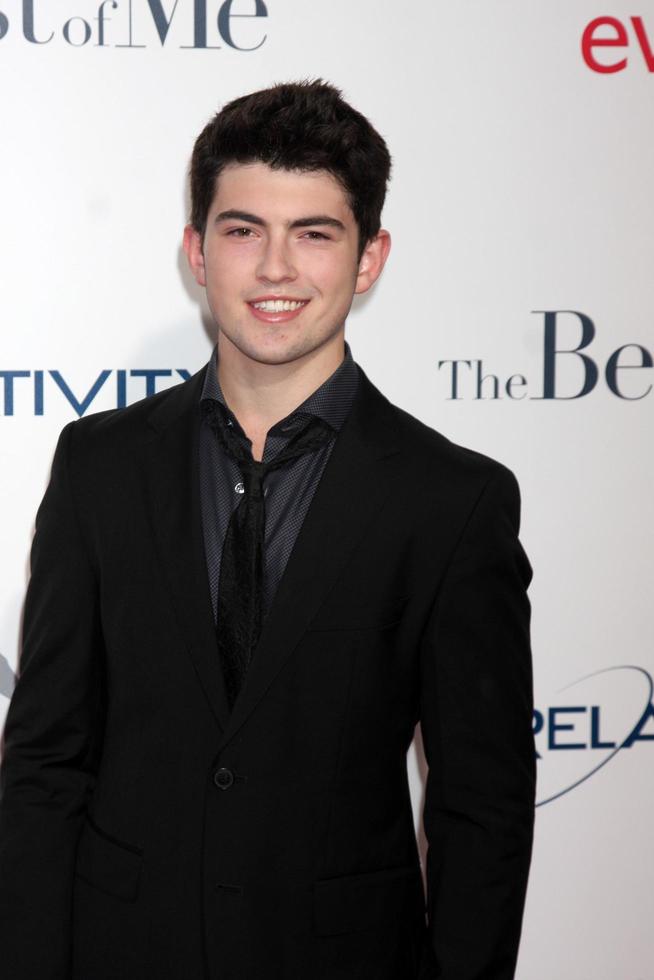LOS ANGELES, OCT 7 -  Ian Nelson at the The Best of Me LA Premiere at Regal 14 Theaters on October 7, 2014 in Los Angeles, CA photo