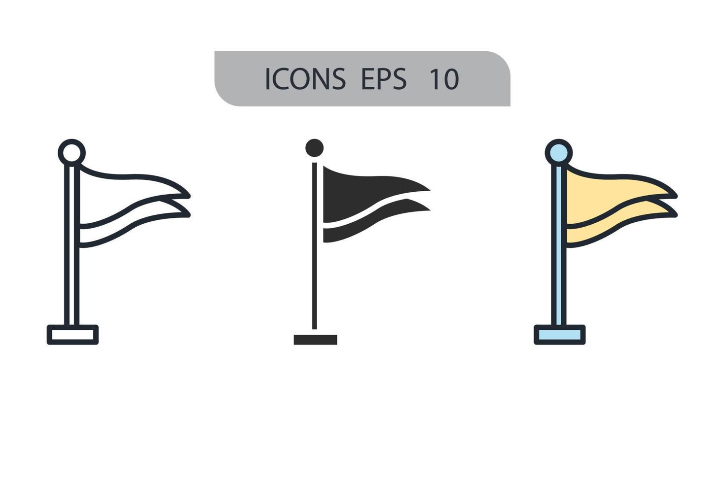 flag icons  symbol vector elements for infographic web