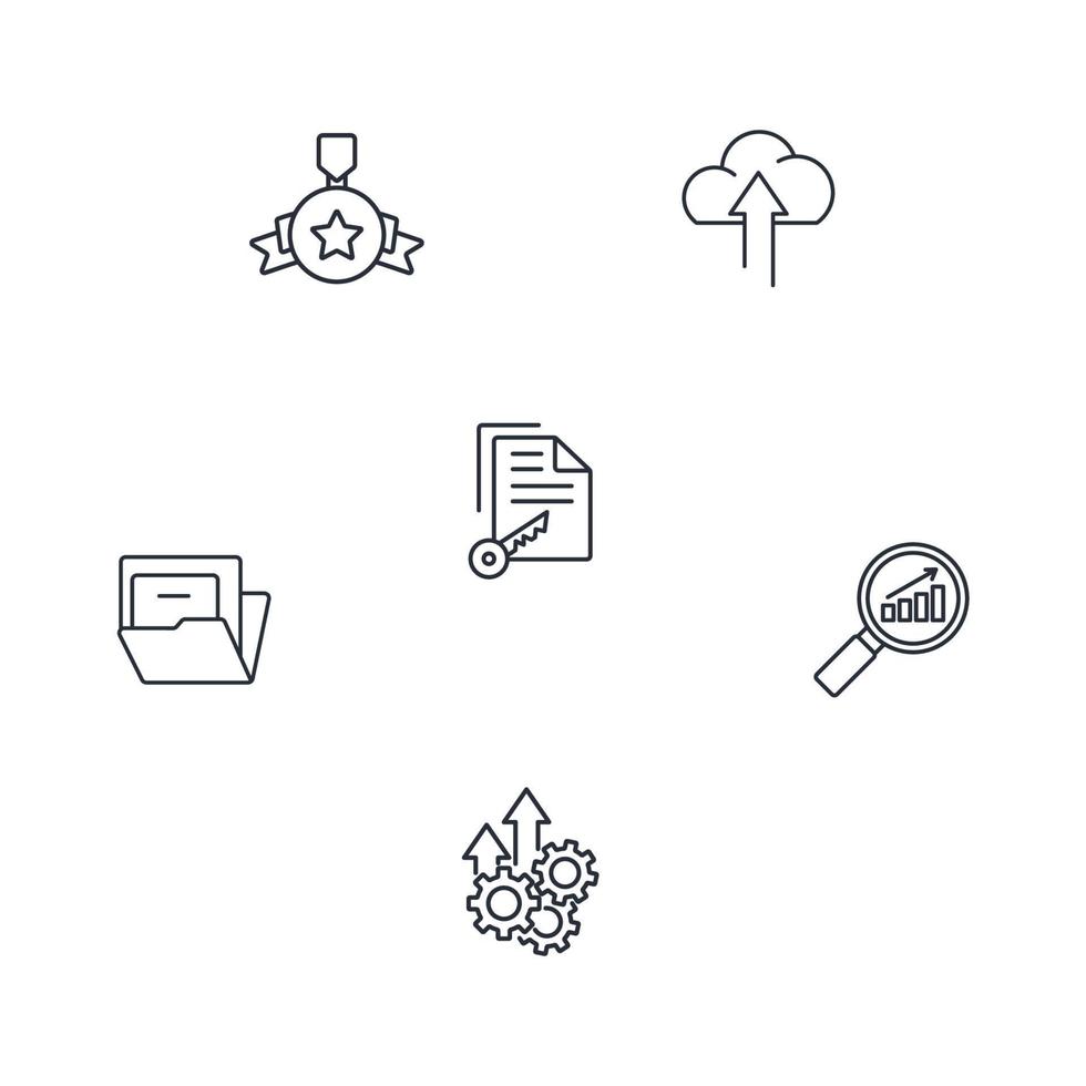 SEO search engine optimization icons set . SEO search engine optimization pack symbol vector elements for infographic web