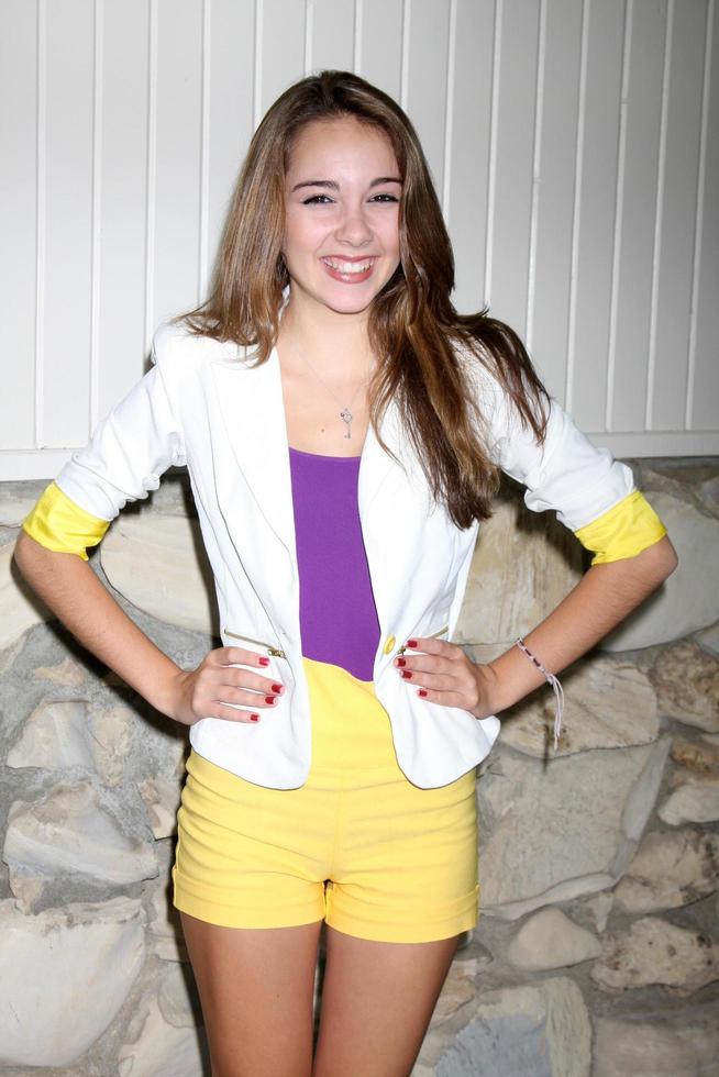 LOS ANGELES, JUL 21 -  Haley Pullos arrives at the 2012 General Hospital Fan Club Luncheon at Sportsman s Lodge on July 21, 2012 in Studo City, CA photo