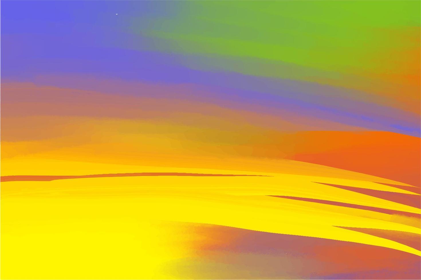 lienzo de acuarela iridiscente suave, multicolor, trazos de pintura vector