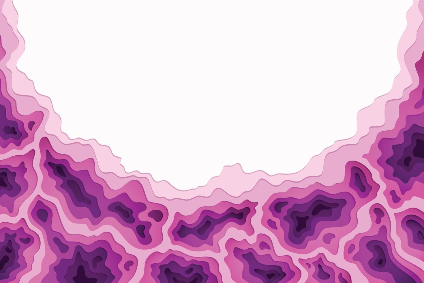 Abstract background with paper cut shape vector
