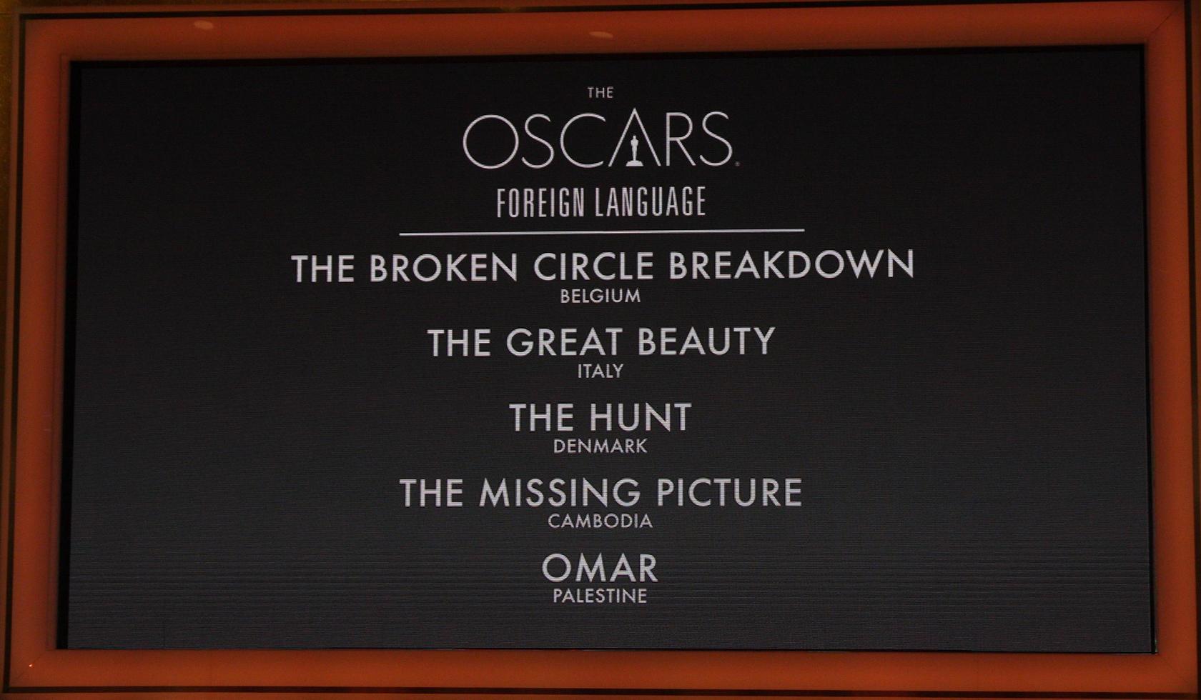 LOS ANGELES, JAN 16 -  Foreign Language Nominations at the 86th Academy Awards Nominations Announcement at AMPAS Samuel Goldwyn Theater on January 16, 2014 in Beverly Hills, CA photo