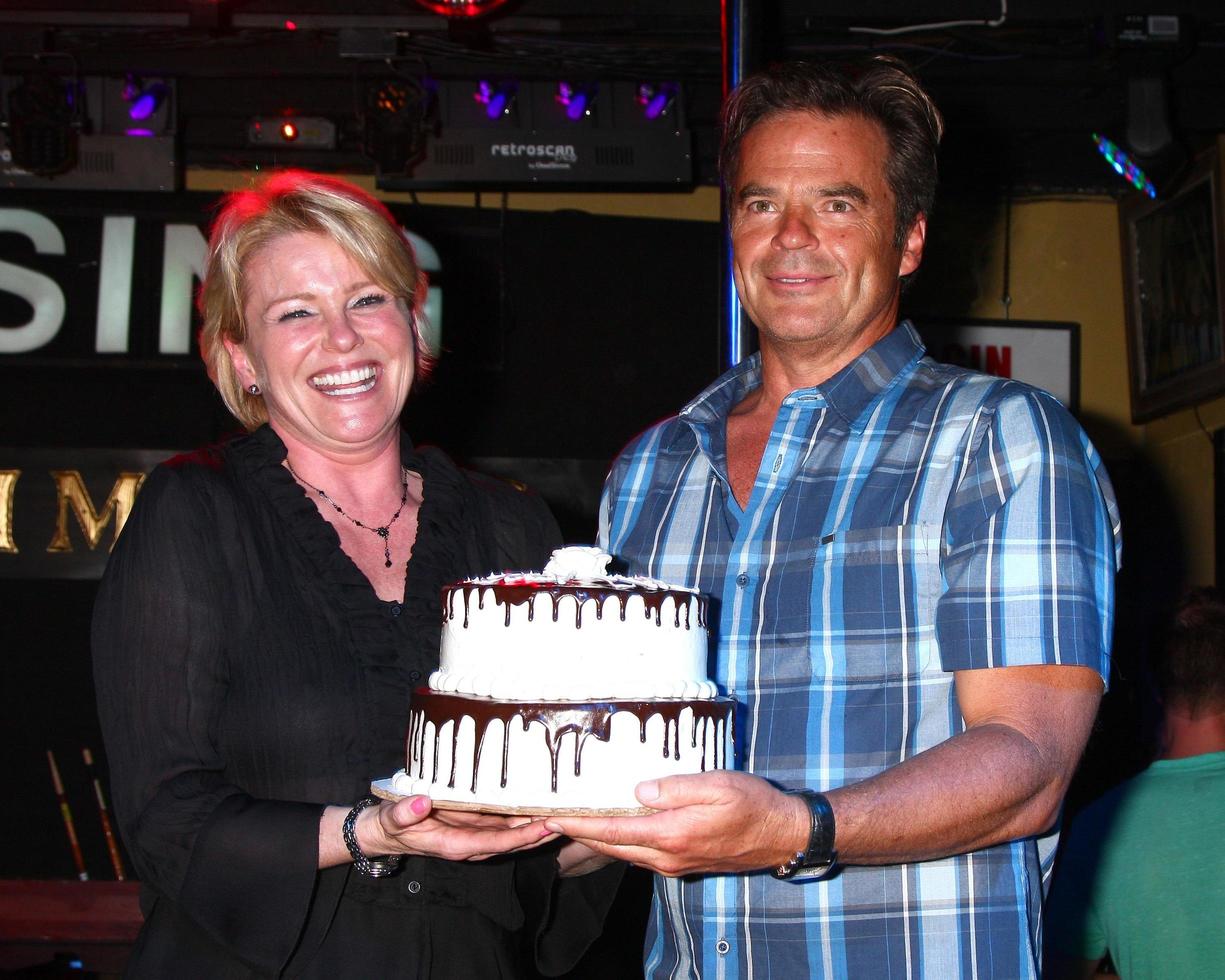 LOS ANGELES, JUN 1 -  Judi Evans, Wally Kurth at the Judi Evans Celebrates 30 years in Show Business event at the Dimples on June 1, 2013 in Burbank, CA photo