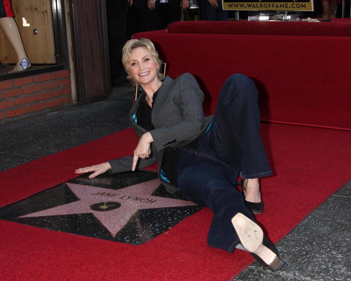 LOS ANGELES, SEP 4 -  Jane Lynch at the Jane Lynch Hollywood Walk of Fame Star Ceremony on Hollywood Boulevard on September 4, 2013 in Los Angeles, CA photo