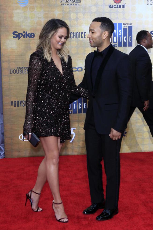 LOS ANGELES, JUN 4 -  Chrissy Teigen, John Legend at the 10th Annual Guys Choice Awards at the Sony Pictures Studios on June 4, 2016 in Culver City, CA photo