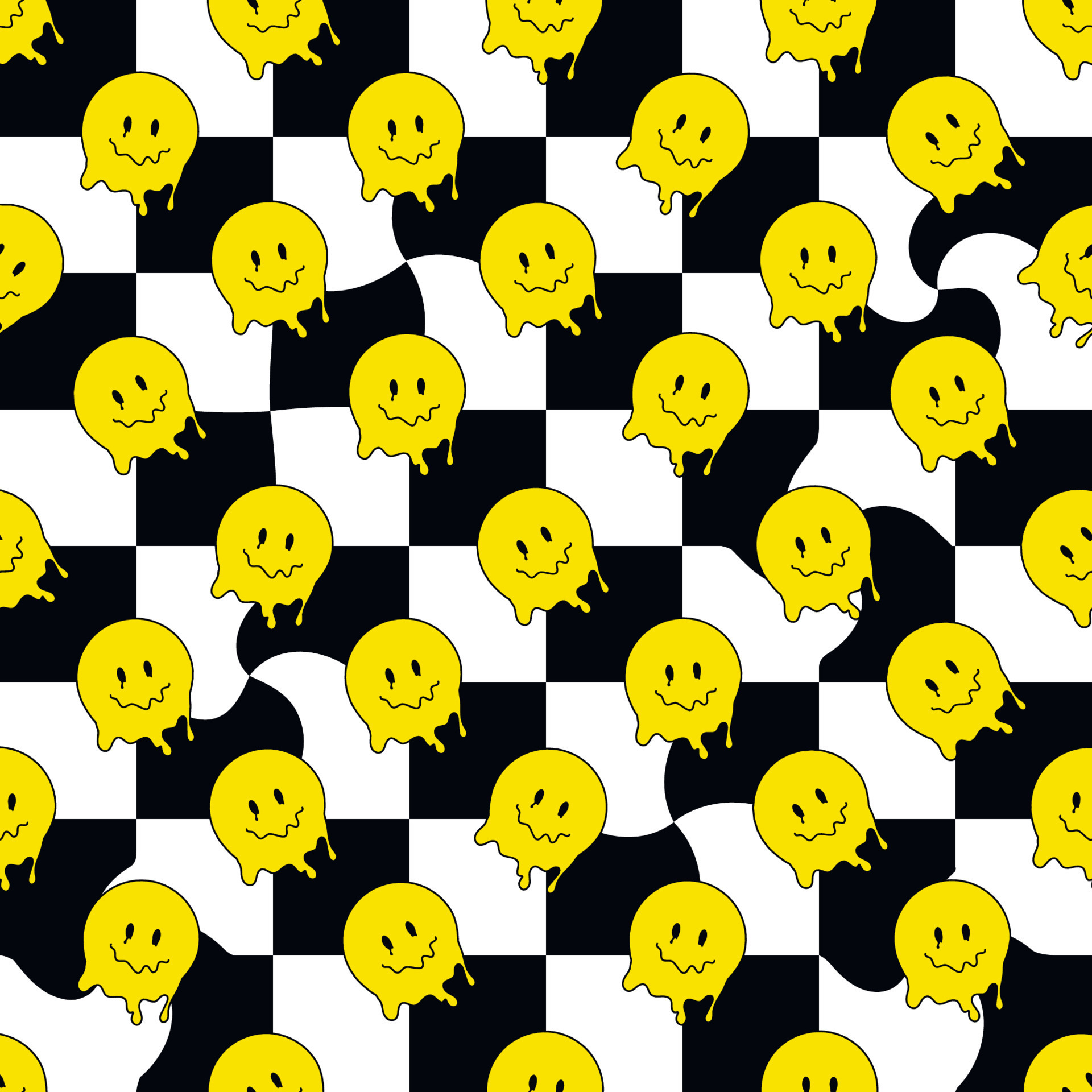 Smiley Face Wallpaper Stock Illustrations RoyaltyFree Vector Graphics   Clip Art  iStock