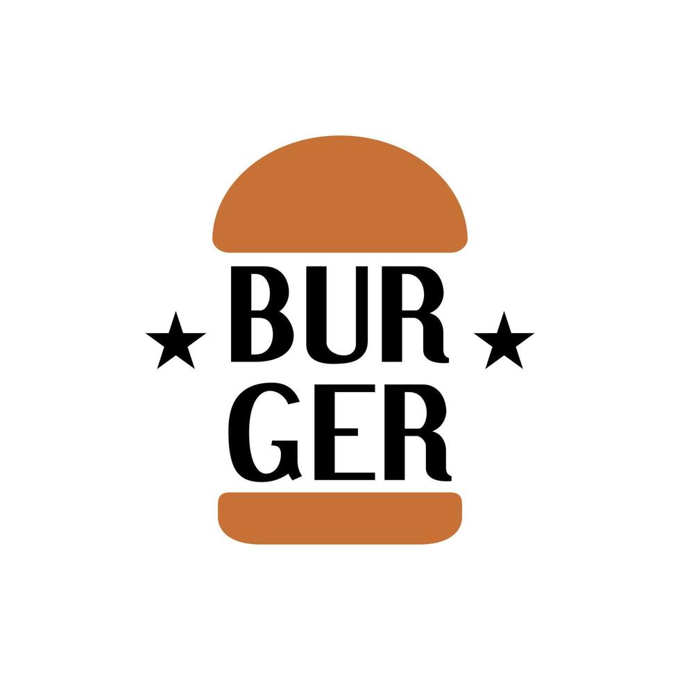 illustration of a burger. good for burger restaurant or any business related to burger. vector