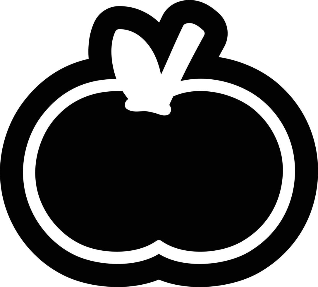 organic apple icon vector