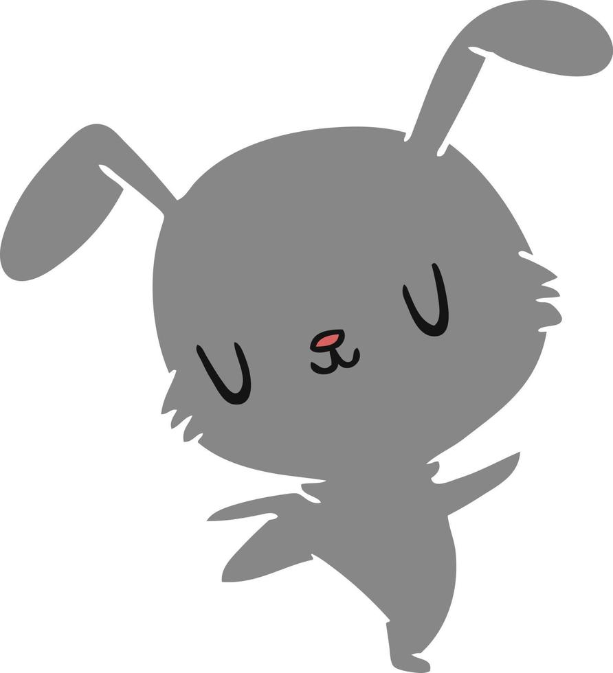 cartoon kawaii cute furry bunny vector