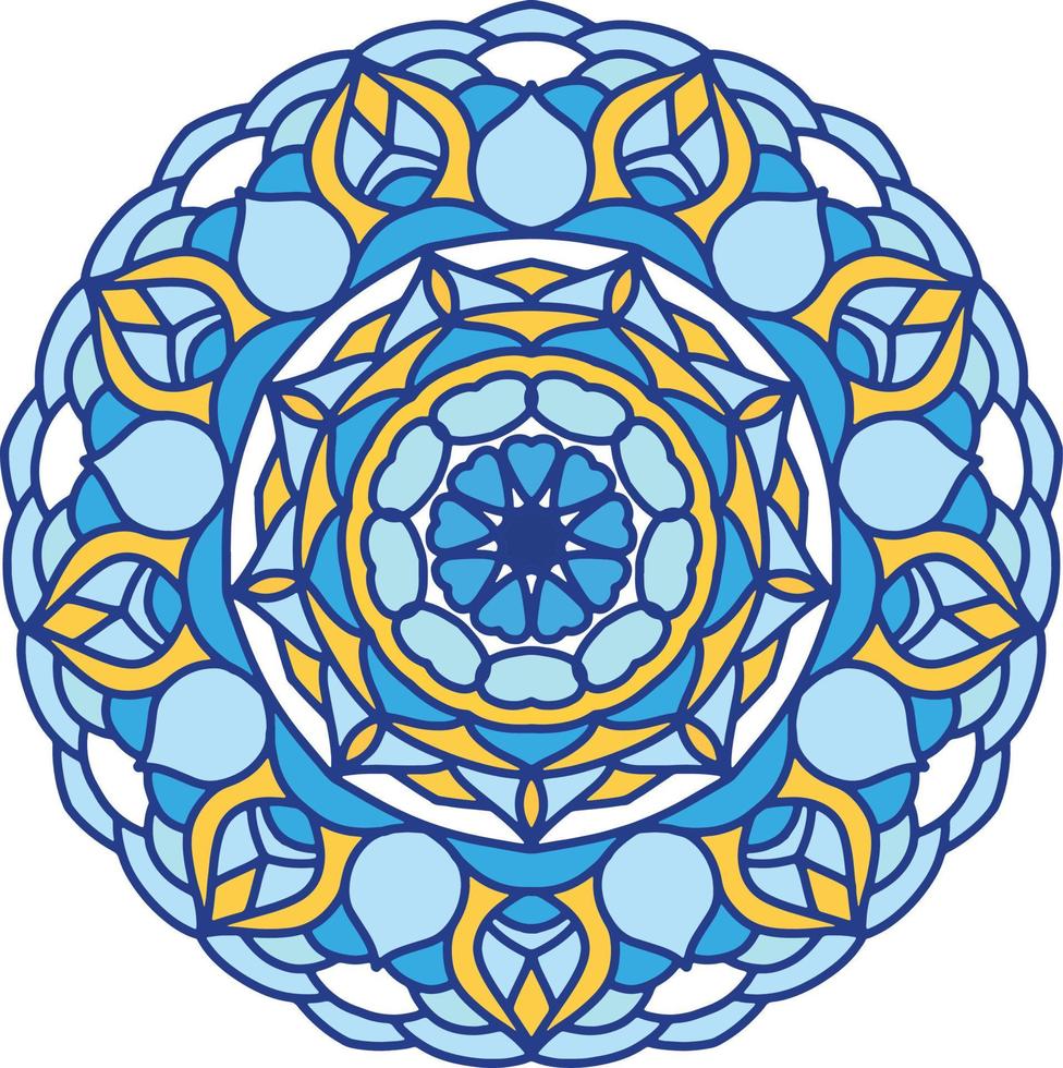 Colorful Mandala background, Decorative round ornaments. Unusual flower shape. Oriental vector, Anti-stress therapy patterns. Weave design elements, vector