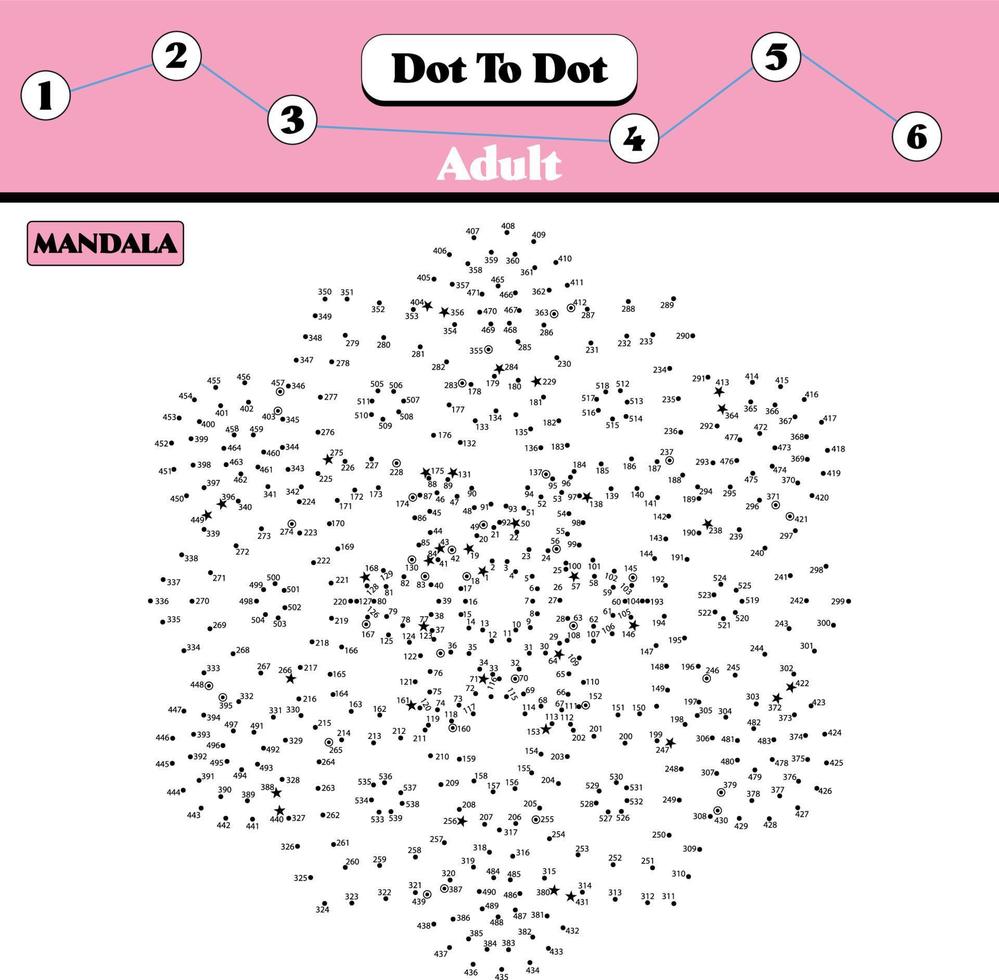 connect the dots kids puzzle work sheet vector