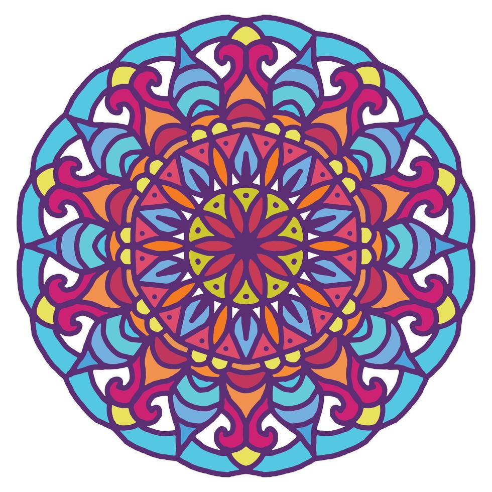 Colorful Mandala background, Decorative round ornaments. Unusual flower shape. Oriental vector, Anti-stress therapy patterns. Weave design elements, vector