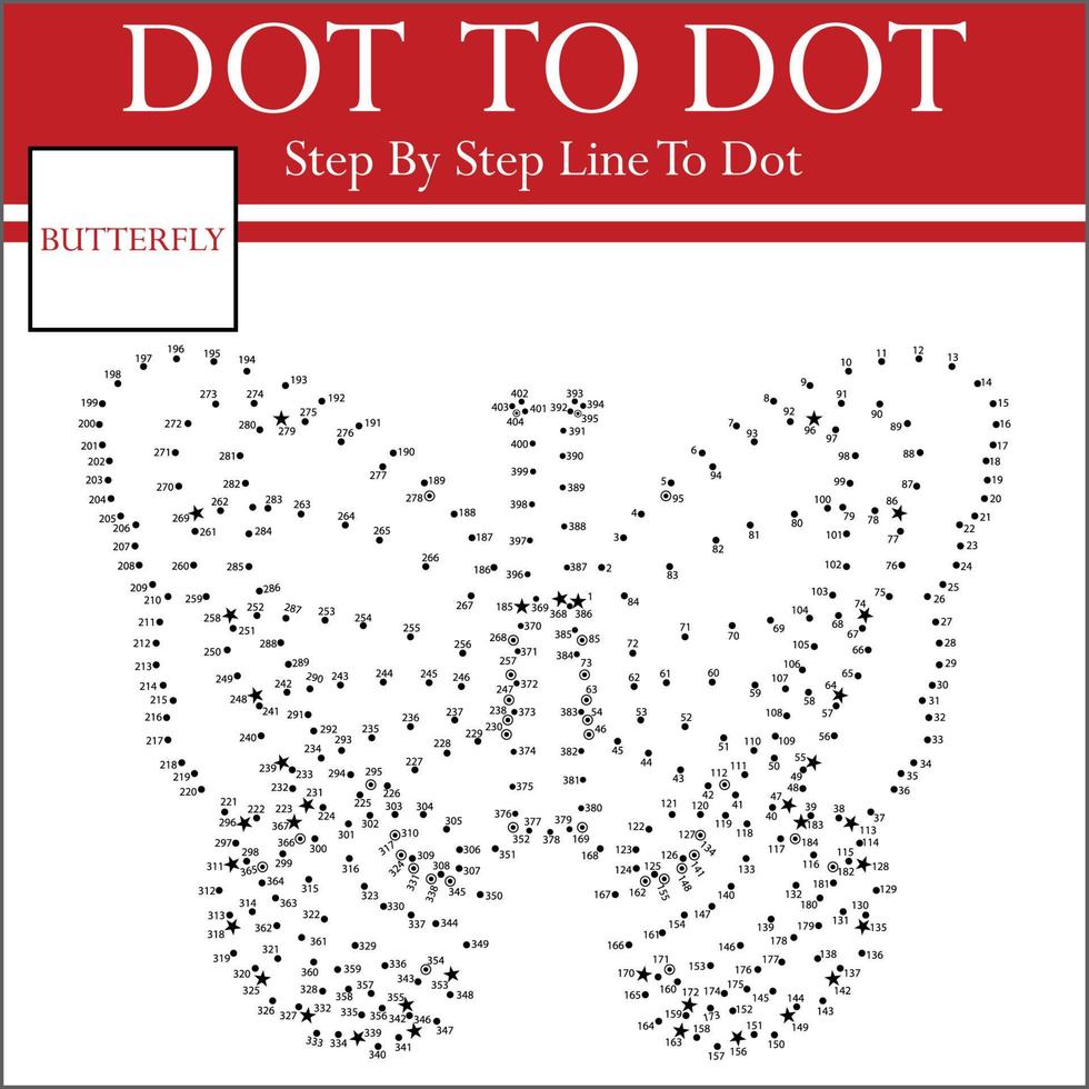 connect the dots kids puzzle work sheet vector