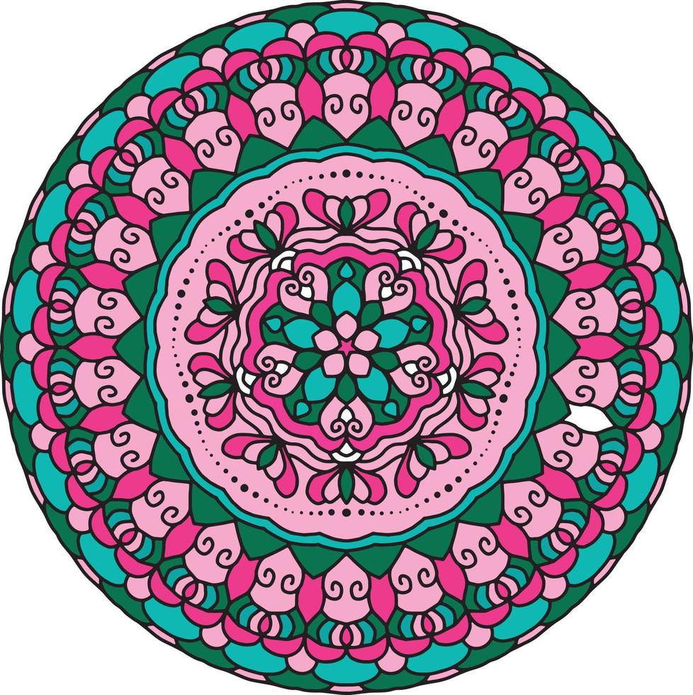 Colorful Mandala background, Decorative round ornaments. Unusual flower shape. Oriental vector, Anti-stress therapy patterns. Weave design elements, vector