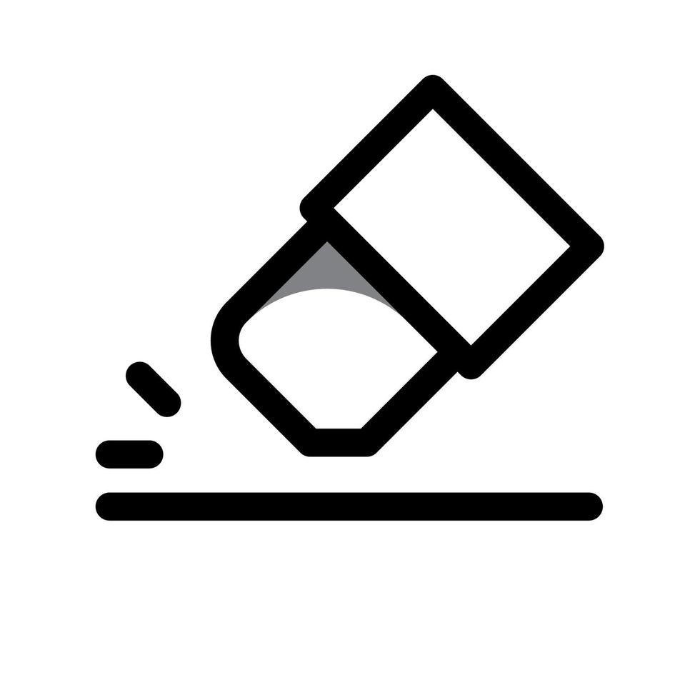 Illustration Vector Graphic of Eraser Icon Design