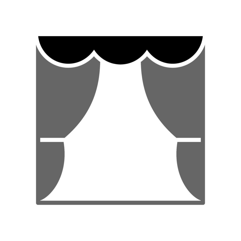 Illustration Vector graphic of curtain icon