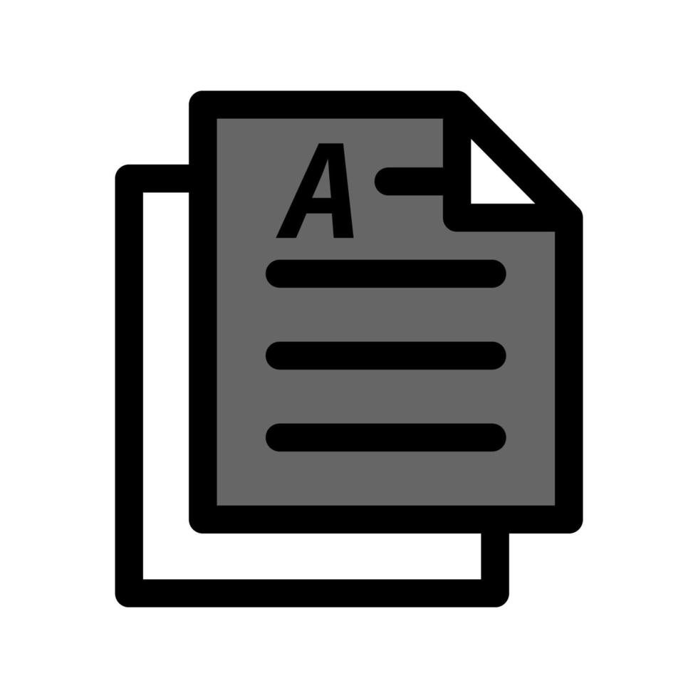 Illustration Vector Graphic of Document Icon Design