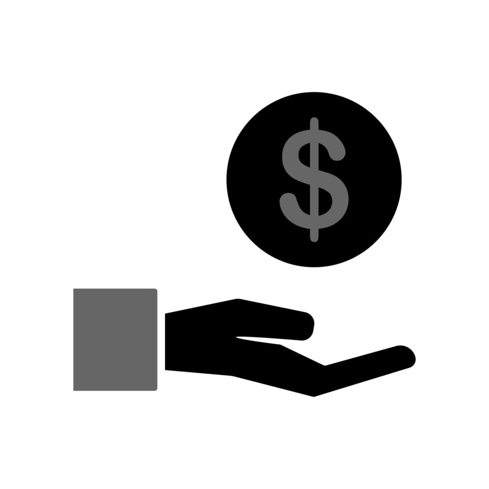 ilustración vectorial gráfico de icono de dinero vector