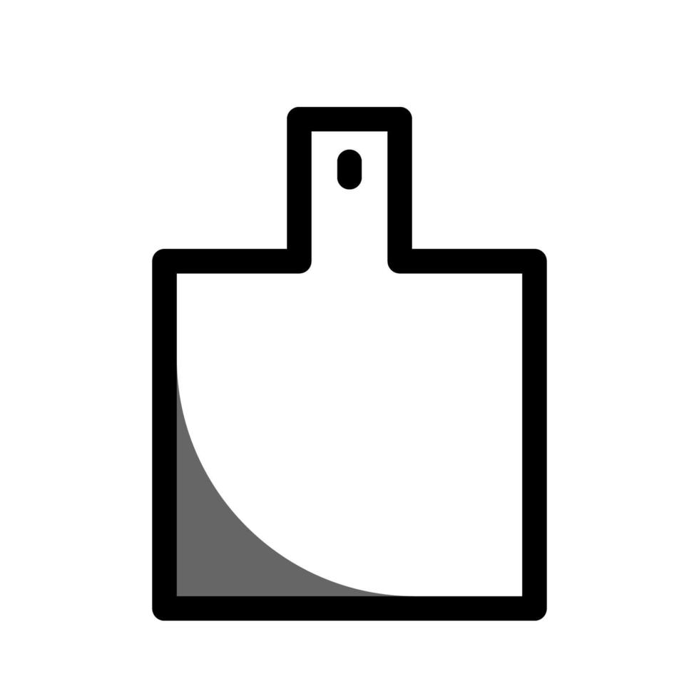 cutting board icon vector
