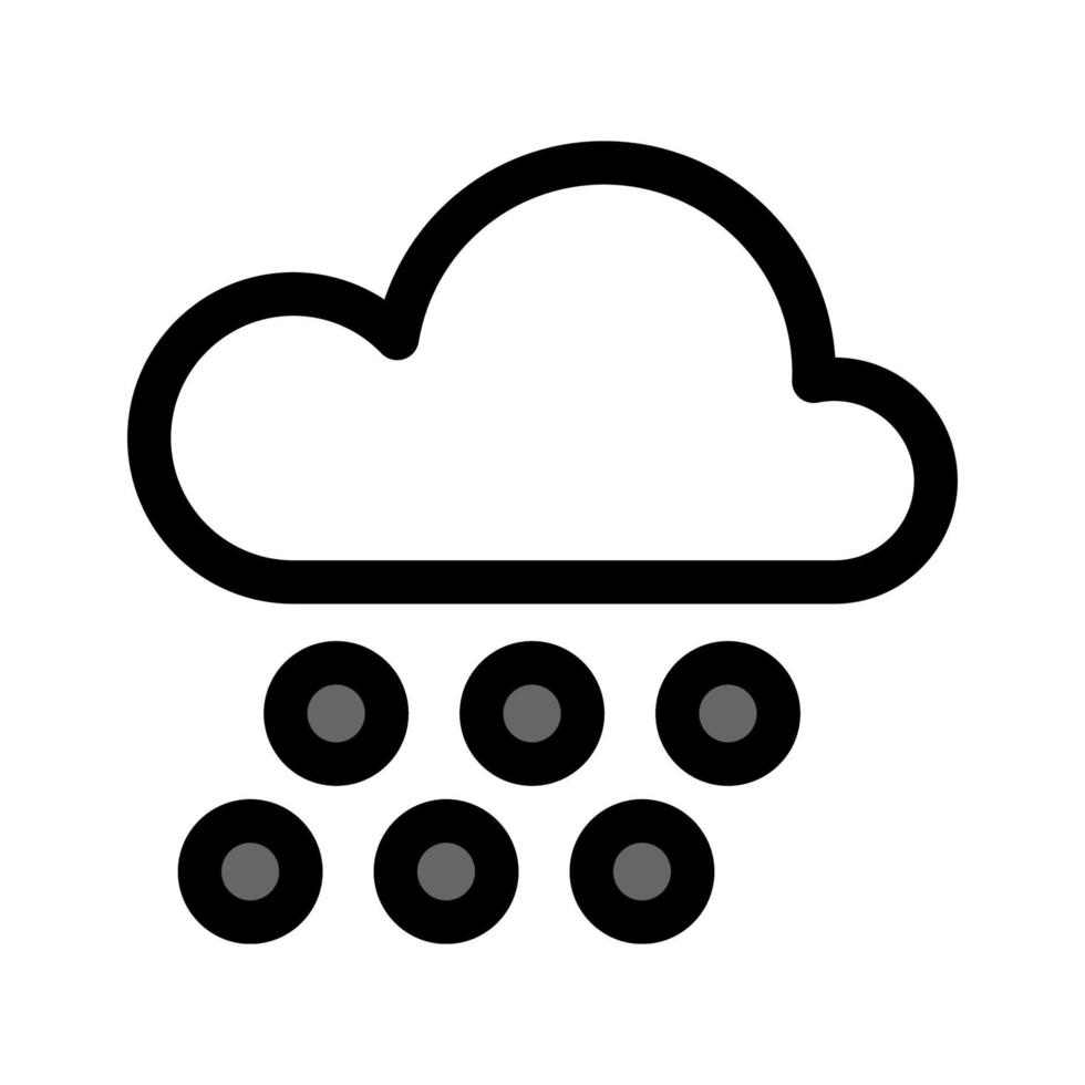 ilustración vectorial gráfico del icono de granizo vector