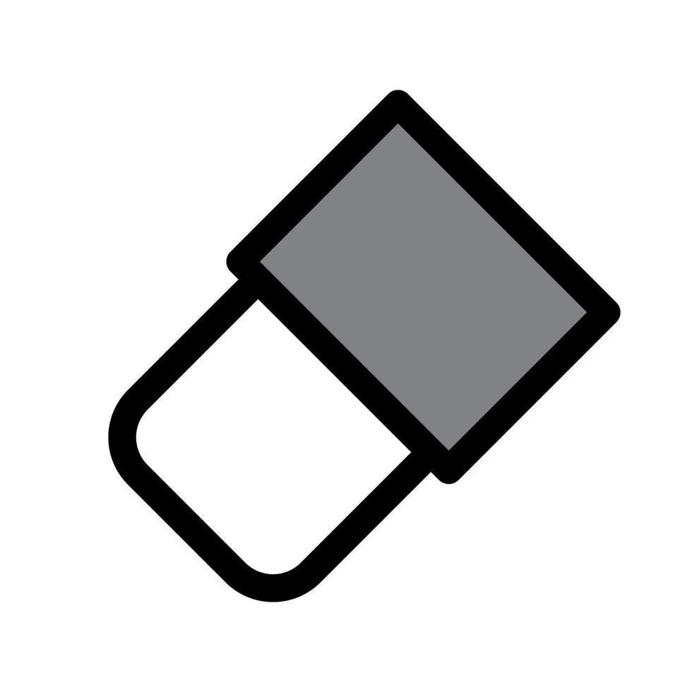 Illustration Vector Graphic of Eraser Icon Design