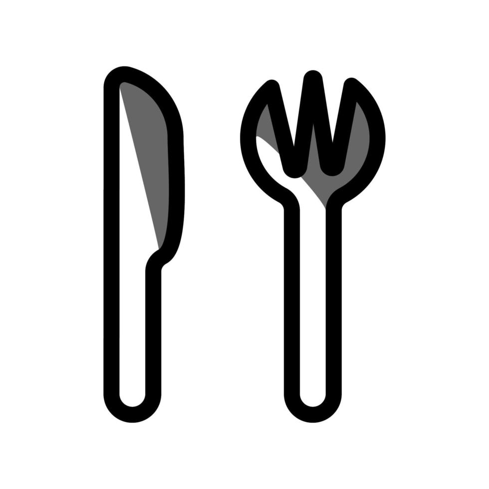 Illustration Vector graphic of fork icon design