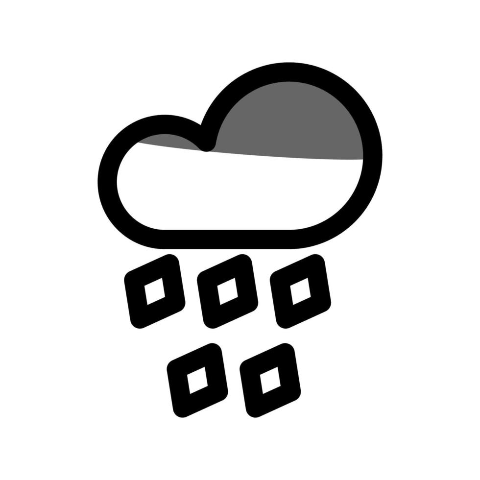 Illustration Vector Graphic of Hail Icon