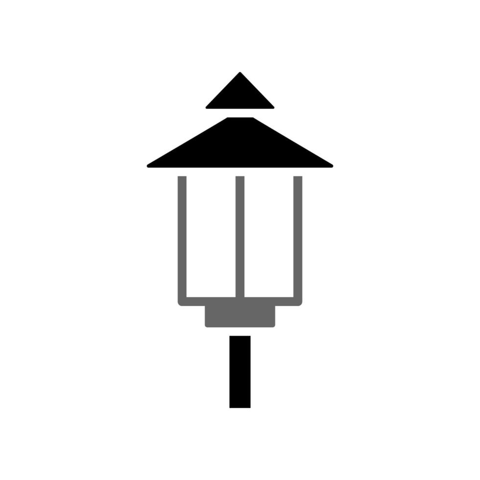 Illustration Vector graphic of Garden Lamp Icon