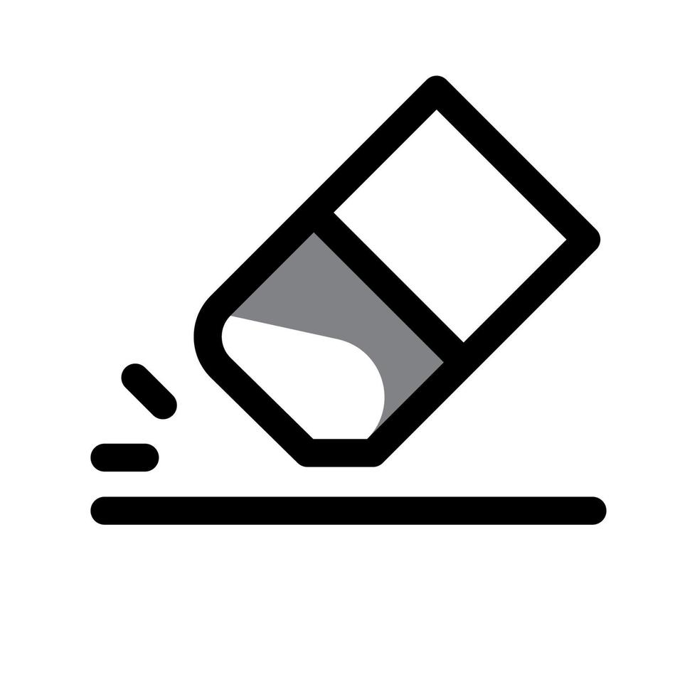 Illustration Vector Graphic of Eraser Icon Design