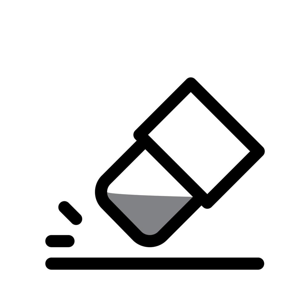 Illustration Vector Graphic of Eraser Icon Design