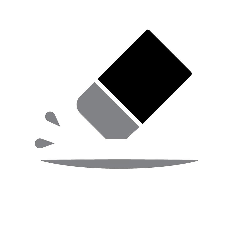 Illustration Vector Graphic of Eraser Icon Design