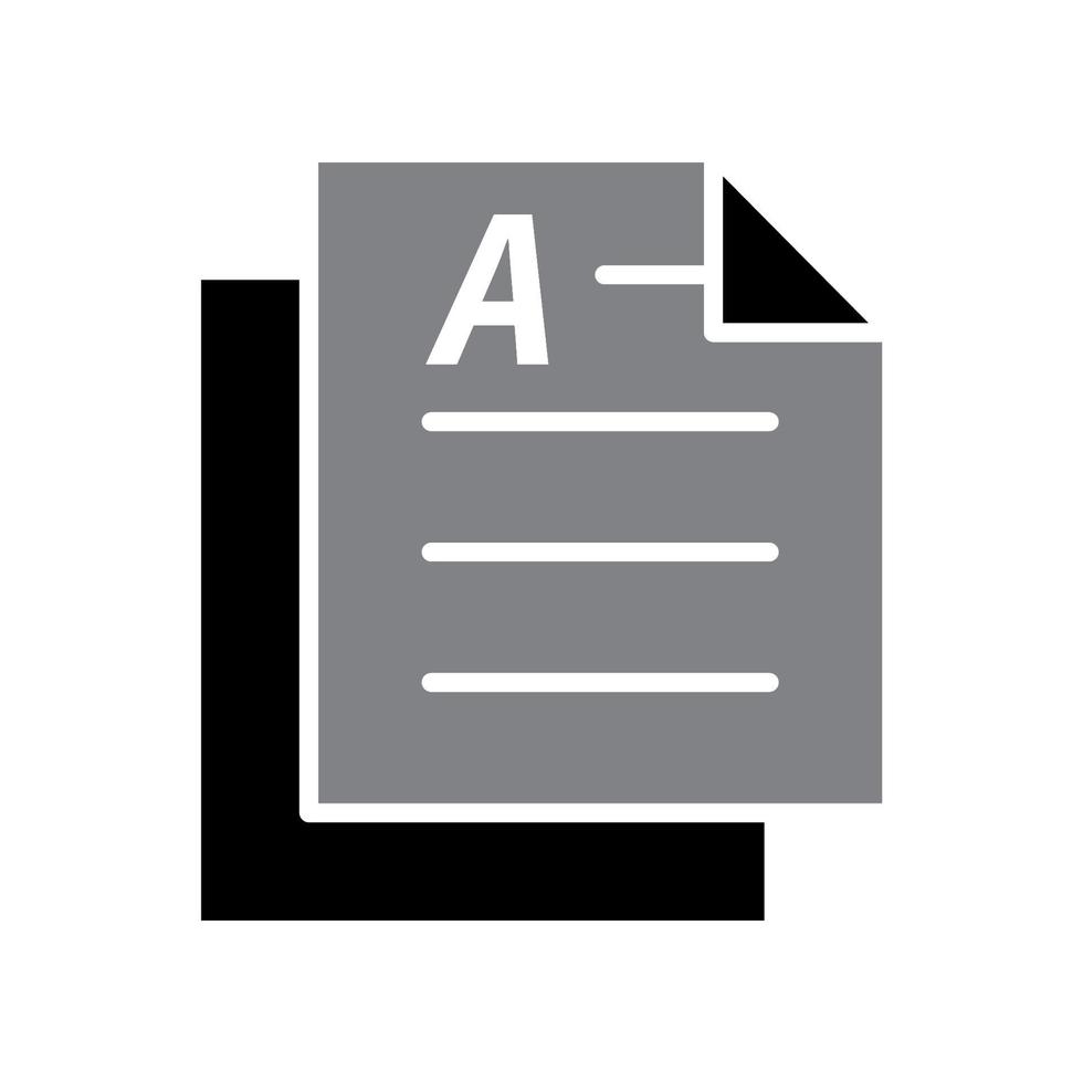 Illustration Vector Graphic of Document Icon Design